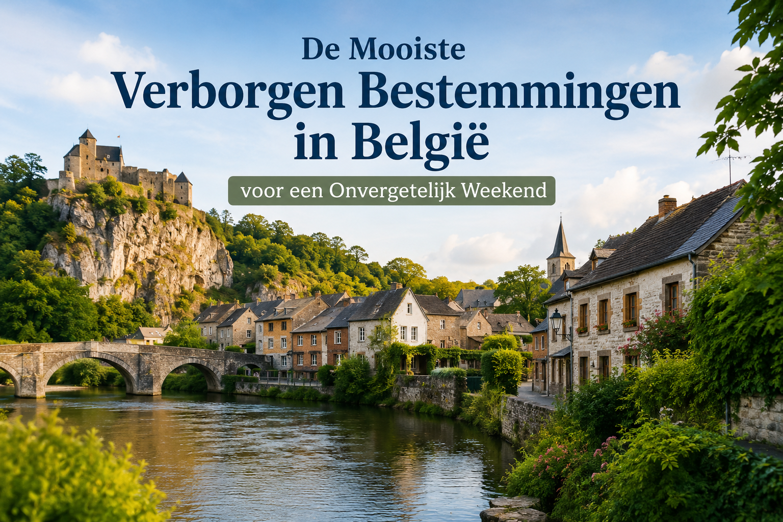 De Mooiste Verborgen Bestemmingen in België voor een Onvergetelijk Weekend